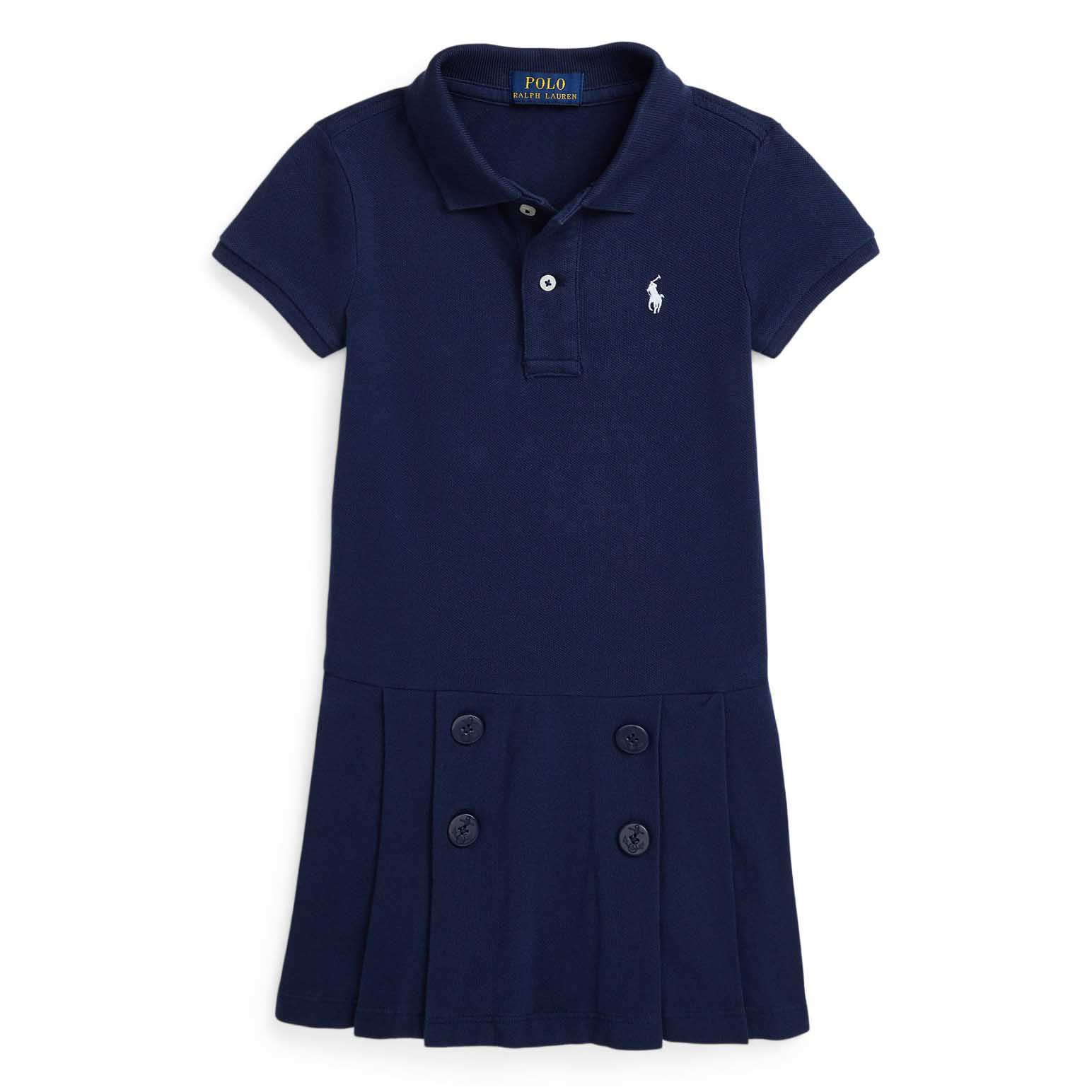 Ralph Lauren Nautical Stretch Mesh Polo Dress 2-6